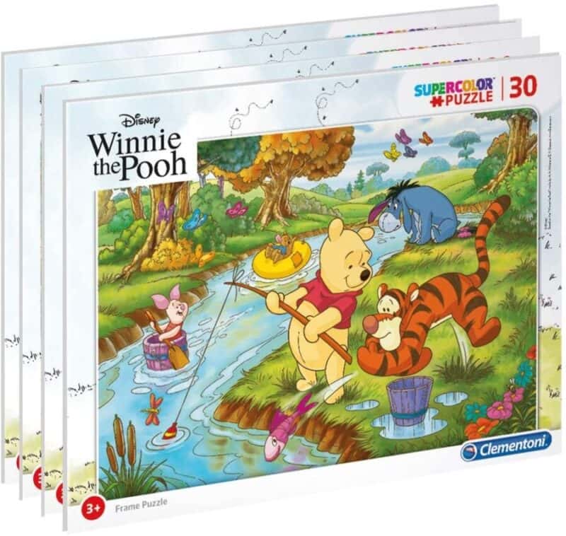 Puzzle da 30 Pezzi Winnie the Pooh Pimpi fa il Bagno | Puzzle fino a 99