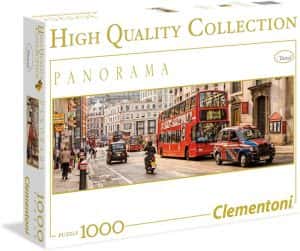 Puzzle de calles de Londres de 1000 piezas de Clementoni - Los mejores puzzles de Londres de Inglaterra - Puzzles de ciudades del mundo