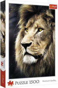 Puzzle de cara de león 1500 piezas de Trefl - Los mejores puzzles de leones