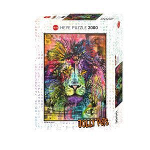 Puzzle de cara de leÃ³n de Heye de 2000 piezas - Los mejores puzzles de leones