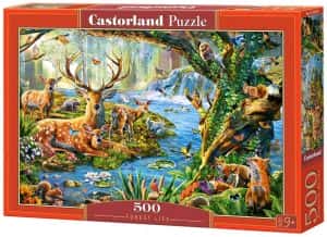 Puzzle de ciervos de 500 piezas - Los mejores puzzles de ciervos