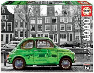 Puzzle de coche de Ámsterdam de 1000 piezas de Educa - Los mejores puzzles de Ámsterdam en Holanda - Puzzles de ciudades del mundo