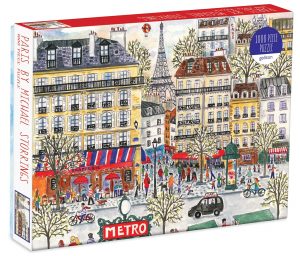 Puzzle de dibujo de París de Francia de 1000 piezas - Los mejores puzzles de París de Francia - Puzzles de ciudades del mundo