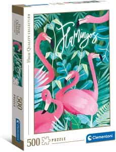Puzzle de flamencos de 500 piezas de Clementoni - Los mejores puzzles de flamingos