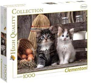 Puzzle de gato de 1000 piezas de Clementoni - Los mejores puzzles de gatos