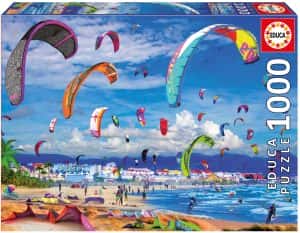 Puzzle de kitesurfing de 1000 piezas de Educa - Los mejores puzzles de surf