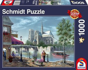 Puzzle de la Catedral de Notre Dame de París de Francia de 1000 piezas de Schmidt - Los mejores puzzles de París de Francia - Puzzles de ciudades del mundo