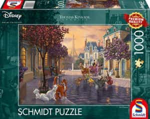 Puzzle de los Aristogatos de 1000 piezas de Schmidt - Los mejores puzzles de los Aristogatos de Disney - Puzzles Schmidt