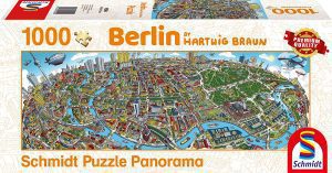 Puzzle de panorama de Berlín de 1000 piezas de Schmidt - Los mejores puzzles de Berlín en Alemania - Puzzles de ciudades del mundo