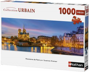 Puzzle de panorama de París de Francia de 1000 piezas de Nathan - Los mejores puzzles de París de Francia - Puzzles de ciudades del mundo