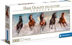 Puzzle de panorama de caballos de 1000 piezas de Clementoni - Los mejores puzzles de caballos