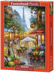 Puzzle de primavera de París de Francia de 1000 piezas de Castorland - Los mejores puzzles de París de Francia - Puzzles de ciudades del mundo