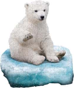 Puzzle de silueta de oso polar - Los mejores puzzles de osos polares