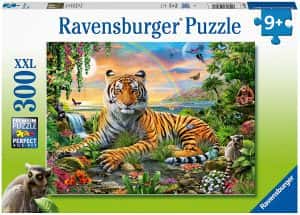 Puzzle de tigre XXL de 300 piezas de Ravensburger - Los mejores puzzles de tigres - Puzzle de tigre