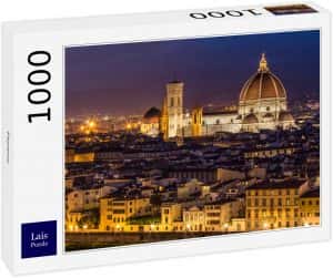 Puzzle de vistas de Florencia de noche de 1000 piezas de Lais - Los mejores puzzles de Florencia