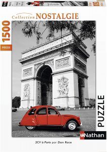Puzzle del Arco del Triunfo de París de Francia de 1500 piezas de Nathan - Los mejores puzzles de París de Francia - Puzzles de ciudades del mundo