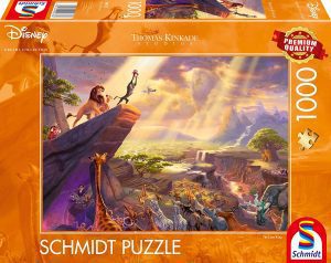 Puzzle del Rey Le贸n de Thomas Kinkade de Schmidt de 1000 piezas - Los mejores puzzles del Rey le贸n