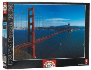 Puzzles San Francisco - Puzzle dibujo del Golden Gate clásico de 1000 piezas