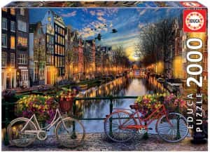 Puzzles de Amsterdam - Puzzle de los canales de Amsterdam de 2000 piezas