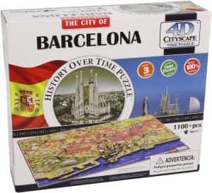 Puzzles de Barcelona - Puzzle del mapa de Barcelona en 4D