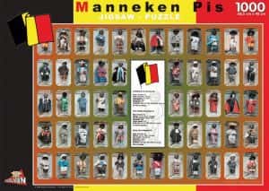 Puzzles de Bruselas - Puzzle del Manekeen piss de Bruselas de 1000 piezas