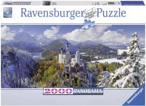 Puzzles de Castillo Neuschwanstein - Puzzle panorama del Castillo Neuschwanstein de 2000 piezas de Ravensburger