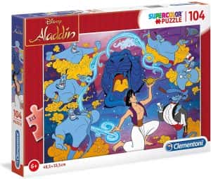 Puzzles de Disney - Puzzles de Aladdin - puzzle del Genio de 104 piezas