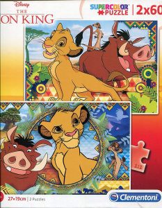 Puzzles de Disney - Puzzles del rey le贸n - puzzle 2x60 piezas