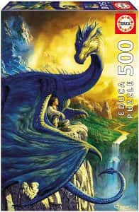 Puzzles de Dragones - Puzzle de Eragon y Saphira de 500 piezas