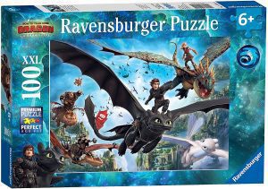 Puzzles de Dragones - Puzzle de como entrenar a tu dragón de 100 piezas