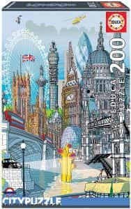 Puzzles de Londres - Puzzle animado citymap Londres de 200 piezas de Educa