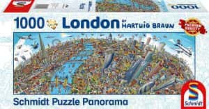 Puzzles de Londres - Puzzle de panorama de Londres de 1000 piezas