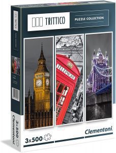 Puzzles de Londres - Puzzle de tríptico de Londres de 500 piezas