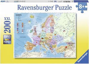 Puzzles de Mapas de Europa - Puzzle de Europa del mapa de Europa político de 200 piezas