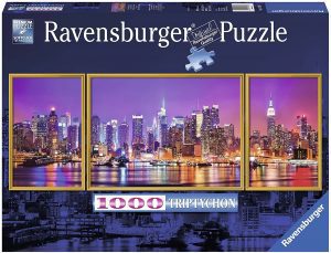 Puzzles de Nueva York - Puzzle de Tríptico de Nueva York de 1000 piezas