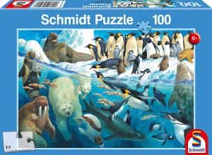 Puzzles de Osos polares - Puzzle de vida polar de 100 piezas
