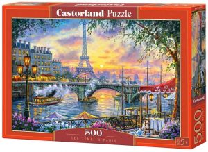 Puzzles de París - Puzzle de París de 500 piezas de la Torre Eiffel Hora del té