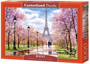 Puzzles de París ciudad - Puzzle de paseo por la Torre Eiffel de 1000 piezas
