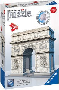 Puzzles de París en 3D - Arco del triunfo en 3D