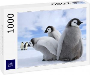 Puzzles de Pingüinos - Puzzle de pingüinos emperador de 1000 piezas