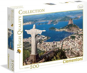 Puzzles de Río de Janeiro - Puzzle de vistas de Rïo de Janeiro desde el Cristo Redentor de 500 piezas