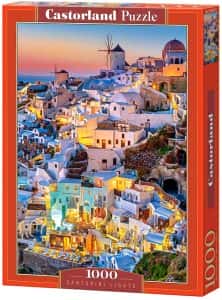 Puzzles de Santorini en Grecia - Puzzle de 1000 piezas de las casas de Santorini de Castorland