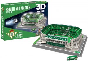Puzzles de Sevilla - Puzzle del Betis del Benito Villamarín en 3D
