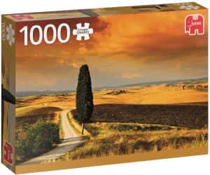 Puzzles de Siena - Puzzle de la Toscana sunset de 1000 piezas