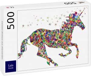 Puzzles de Unicornios - Puzzle de unicornio de diamantes de 500 piezas