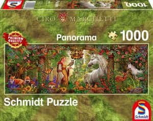 Puzzles de Unicornios - Puzzle de panorama de unicornios de 1000 piezas