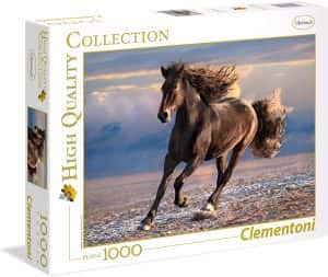 Puzzles de caballos - Puzzle de caballo galopando de Clementoni de 1000 piezas