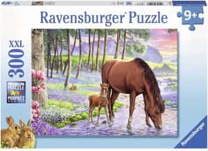 Puzzles de caballos - Puzzle de familia de caballos de 300 piezas