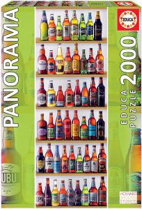 Puzzles de cervezas - Puzzle panorámico de cervezas de 2000 piezas