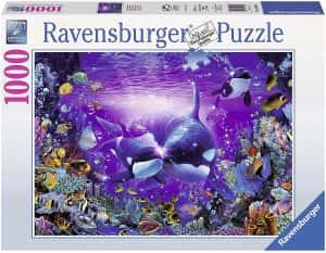Puzzles de orcas - Puzzle de orcas bajo el mar de 1000 piezas